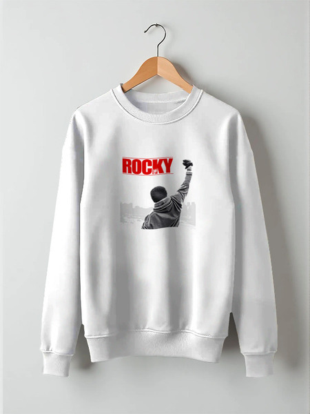Заказать свитшот в Москве. Свитшот унисекс хлопковый Rocky Balboa от Leichenwagen - готовые дизайны и нанесение принтов.