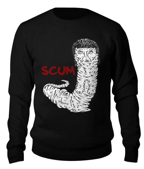 Заказать свитшот в Москве. Свитшот унисекс хлопковый Scum art от Leichenwagen - готовые дизайны и нанесение принтов.