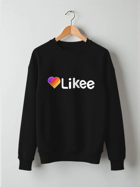 Заказать свитшот в Москве. Свитшот унисекс хлопковый Likee  от DESIGNER   - готовые дизайны и нанесение принтов.