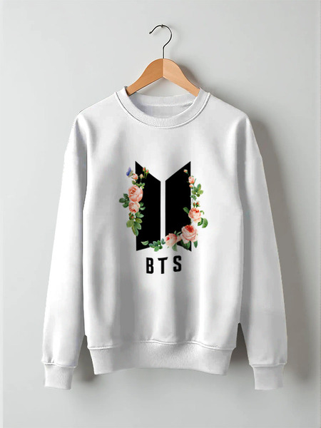 Заказать свитшот в Москве. Свитшот унисекс хлопковый BTS (k-pop)  от geekbox - готовые дизайны и нанесение принтов.
