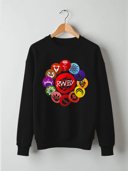 Заказать свитшот в Москве. Свитшот унисекс хлопковый RWBY  от geekbox - готовые дизайны и нанесение принтов.