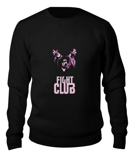Заказать свитшот в Москве. Свитшот унисекс хлопковый Fight Club от priceless - готовые дизайны и нанесение принтов.