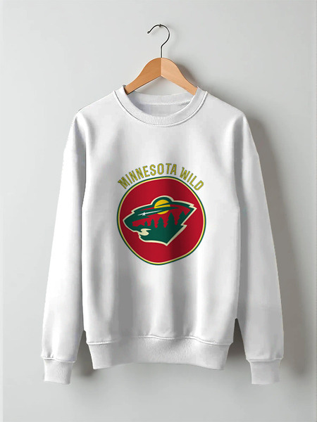 Заказать свитшот в Москве. Свитшот унисекс хлопковый minnesota wild от kspsshop - готовые дизайны и нанесение принтов.