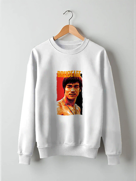 Заказать свитшот в Москве. Свитшот унисекс хлопковый Bruce Lee от Leichenwagen - готовые дизайны и нанесение принтов.