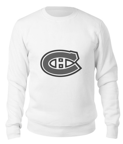 Заказать свитшот в Москве. Свитшот унисекс хлопковый Montreal Canadiens от kspsshop - готовые дизайны и нанесение принтов.