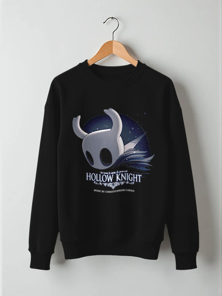 Заказать свитшот в Москве. Свитшот унисекс хлопковый HOLLOW KNIGHT от robus - готовые дизайны и нанесение принтов.