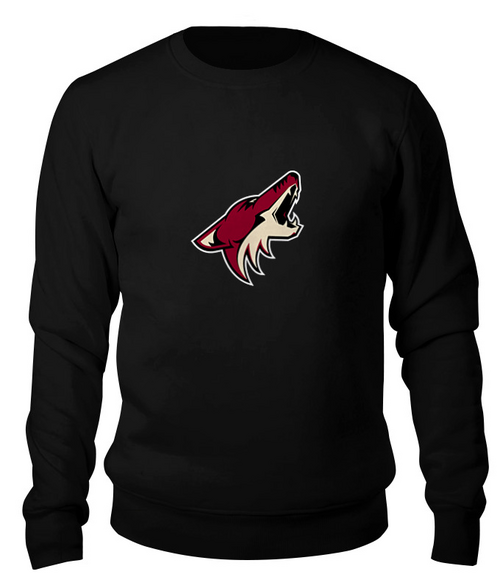 Заказать свитшот в Москве. Свитшот унисекс хлопковый Arizona Coyotes от dobryidesign - готовые дизайны и нанесение принтов.