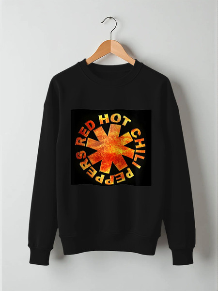 Заказать свитшот в Москве. Свитшот унисекс хлопковый Red Hot Chili Peppers от ac.dc-metall - готовые дизайны и нанесение принтов.