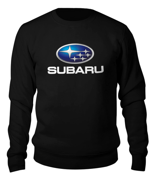 Заказать свитшот в Москве. Свитшот унисекс хлопковый SUBARU от DESIGNER   - готовые дизайны и нанесение принтов.