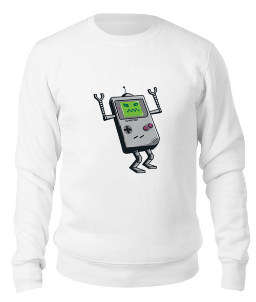 Заказать свитшот в Москве. Свитшот унисекс хлопковый Game Boy от fanart - готовые дизайны и нанесение принтов.