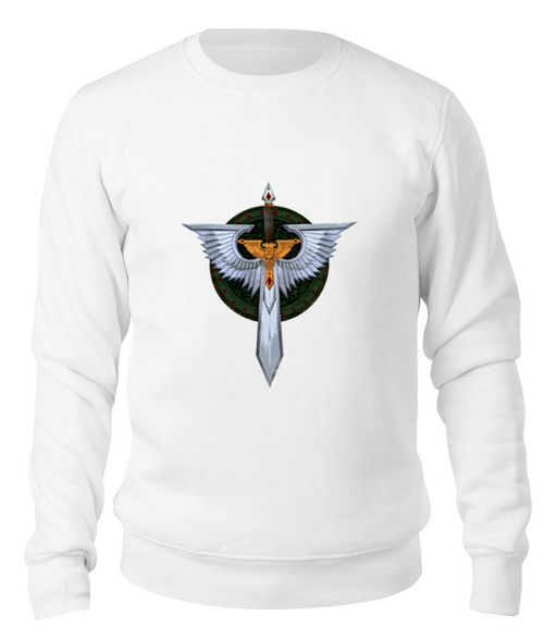 Заказать свитшот в Москве. Свитшот унисекс хлопковый Dark Angels от GeekFox  - готовые дизайны и нанесение принтов.