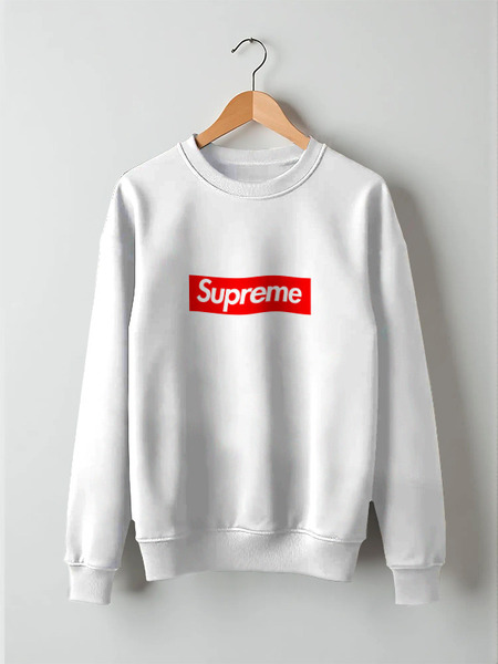 Заказать свитшот в Москве. Свитшот унисекс хлопковый Supreme свитшот  от ischevchenko@yandex.ru - готовые дизайны и нанесение принтов.