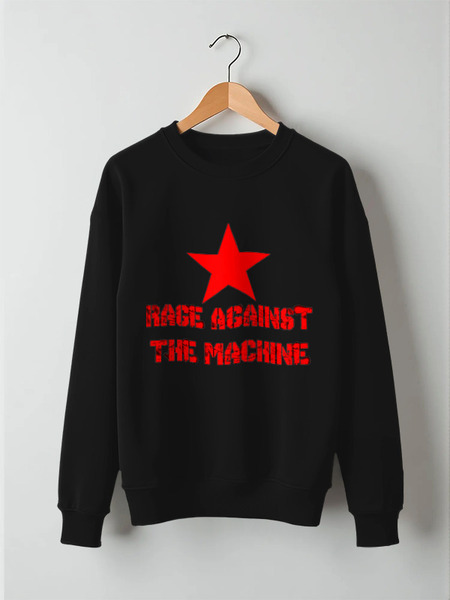 Заказать свитшот в Москве. Свитшот унисекс хлопковый Rage Against  The Mashine от FUN TO PLAY - готовые дизайны и нанесение принтов.