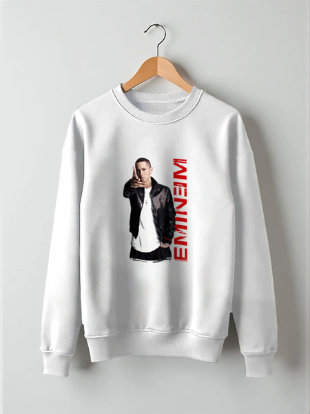 Заказать свитшот в Москве. Свитшот унисекс хлопковый Eminem от FOR YOU - готовые дизайны и нанесение принтов.