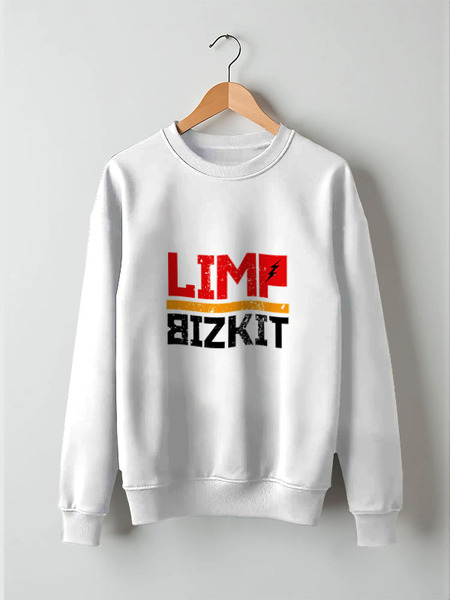 Заказать свитшот в Москве. Свитшот унисекс хлопковый Limp Bizkit от BURNSHIRTS - готовые дизайны и нанесение принтов.
