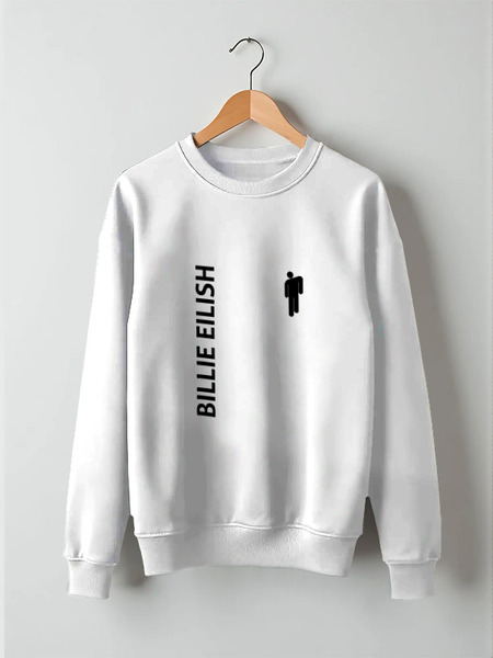 Заказать свитшот в Москве. Свитшот унисекс хлопковый Billie Eilish от DESIGNER   - готовые дизайны и нанесение принтов.