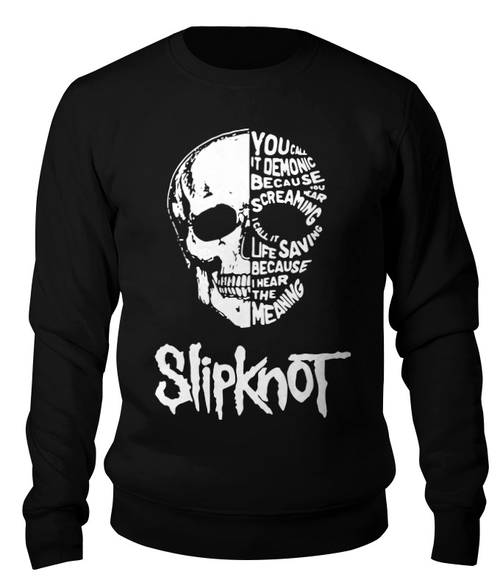 Заказать свитшот в Москве. Свитшот унисекс хлопковый Slipknot от geekbox - готовые дизайны и нанесение принтов.