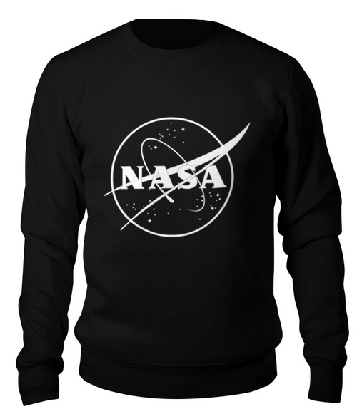 Заказать свитшот в Москве. Свитшот унисекс хлопковый NASA  от DESIGNER   - готовые дизайны и нанесение принтов.