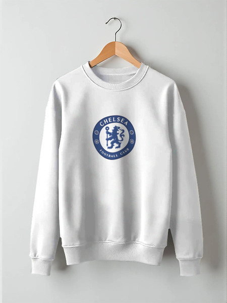 Заказать свитшот в Москве. Свитшот унисекс хлопковый Chelsea FC от Сергей Дульнев - готовые дизайны и нанесение принтов.