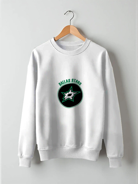 Заказать свитшот в Москве. Свитшот унисекс хлопковый Dallas Stars от kspsshop - готовые дизайны и нанесение принтов.