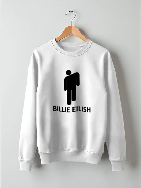 Заказать свитшот в Москве. Свитшот унисекс хлопковый Billie Eilish от DESIGNER   - готовые дизайны и нанесение принтов.