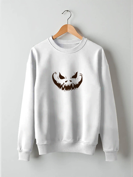 Заказать свитшот в Москве. Свитшот унисекс хлопковый HALLOWEEN от CoolDesign - готовые дизайны и нанесение принтов.
