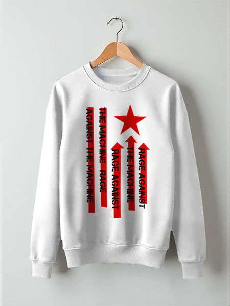Заказать свитшот в Москве. Свитшот унисекс хлопковый Rage Against the Machine от geekbox - готовые дизайны и нанесение принтов.