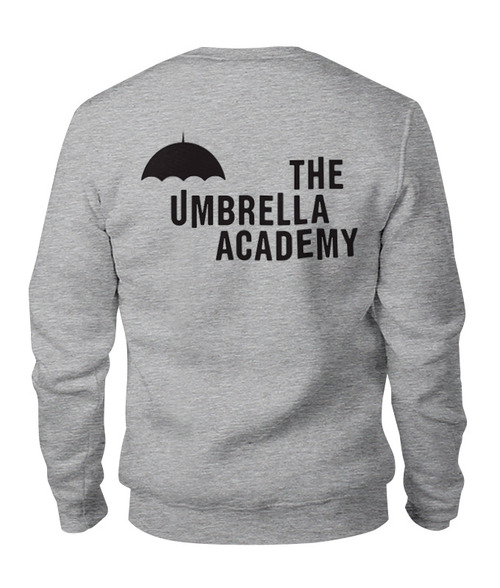 Заказать свитшот в Москве. Свитшот унисекс хлопковый UMBRELLA ACADEMY от robus - готовые дизайны и нанесение принтов.