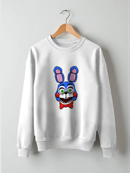 Заказать свитшот в Москве. Свитшот унисекс хлопковый Toy Bonnie (Пять ночей у Фредди) от coolmag - готовые дизайны и нанесение принтов.