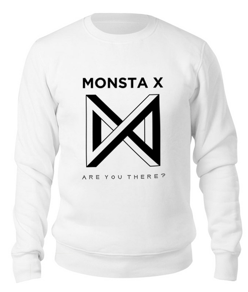Заказать свитшот в Москве. Свитшот унисекс хлопковый Monsta X от geekbox - готовые дизайны и нанесение принтов.