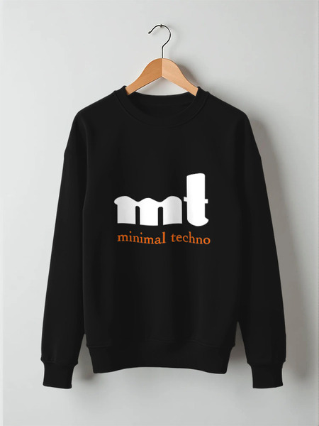 Заказать свитшот в Москве. Свитшот унисекс хлопковый Minimal Techno от troyaperformans@mail.ru - готовые дизайны и нанесение принтов.