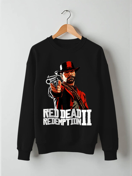 Заказать свитшот в Москве. Свитшот унисекс хлопковый Red Dead Redemption 2 от balden - готовые дизайны и нанесение принтов.