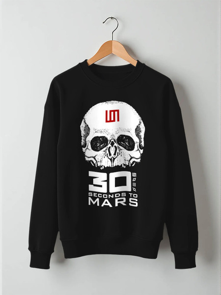 Заказать свитшот в Москве. Свитшот унисекс хлопковый 30 Seconds to Mars от geekbox - готовые дизайны и нанесение принтов.