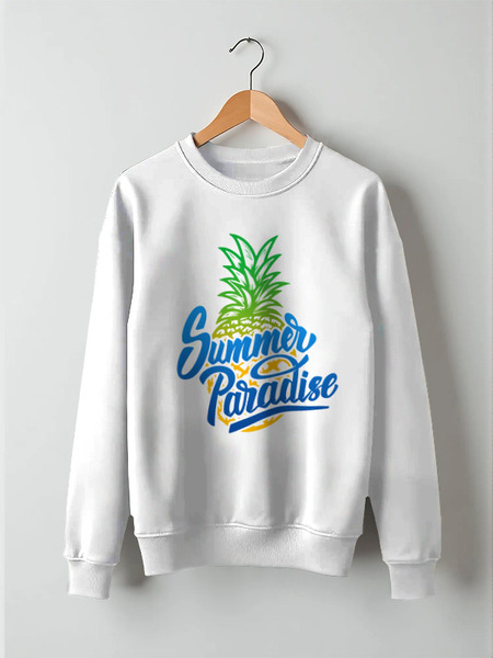 Заказать свитшот в Москве. Свитшот унисекс хлопковый Summer Paradise от balden - готовые дизайны и нанесение принтов.