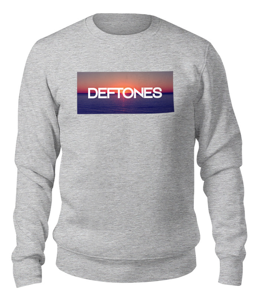 Заказать свитшот в Москве. Свитшот унисекс хлопковый Свитшот Deftones от Дмитрий Колосов - готовые дизайны и нанесение принтов.
