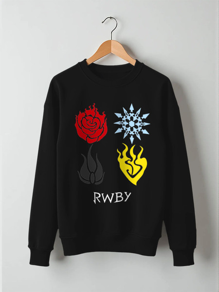 Заказать свитшот в Москве. Свитшот унисекс хлопковый RWBY  от geekbox - готовые дизайны и нанесение принтов.