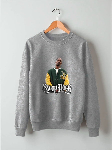 Заказать свитшот в Москве. Свитшот унисекс хлопковый Snoop Dogg от wenabase - готовые дизайны и нанесение принтов.