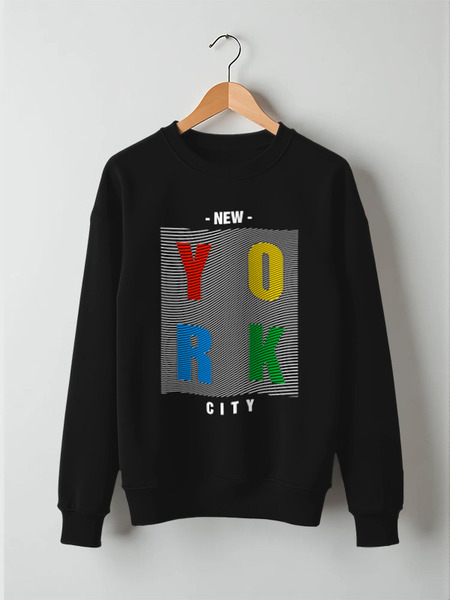 Заказать свитшот в Москве. Свитшот унисекс хлопковый New York City от balden - готовые дизайны и нанесение принтов.