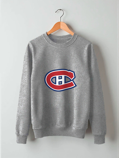 Заказать свитшот в Москве. Свитшот унисекс хлопковый Montreal Canadiens от BURNSHIRTS - готовые дизайны и нанесение принтов.
