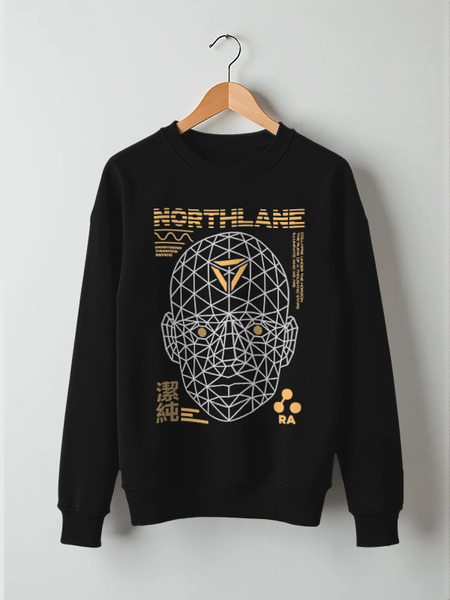 Заказать свитшот в Москве. Свитшот унисекс хлопковый Northlane от geekbox - готовые дизайны и нанесение принтов.