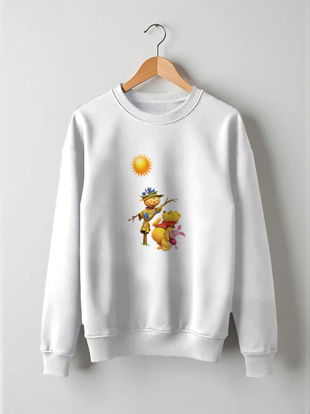 Заказать свитшот в Москве. Свитшот унисекс хлопковый ВИНИПУХ от Vinli.shop  - готовые дизайны и нанесение принтов.