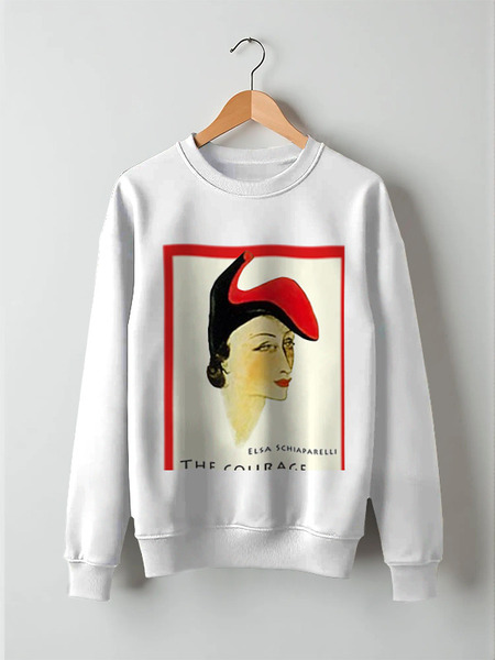 Заказать свитшот в Москве. Свитшот унисекс хлопковый Elsa Schiaparelli от bellena - готовые дизайны и нанесение принтов.