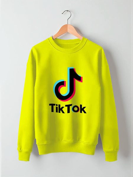Заказать свитшот в Москве. Свитшот унисекс хлопковый TikTok от balden - готовые дизайны и нанесение принтов.