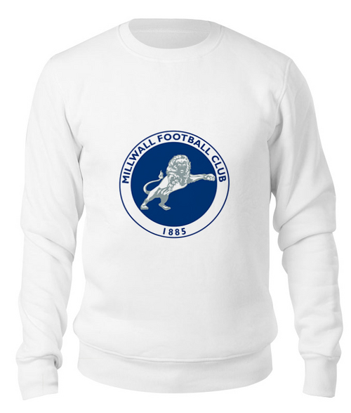 Заказать свитшот в Москве. Свитшот унисекс хлопковый Millwall FC logo hoodie от Millwall Supporters Club Russia - готовые дизайны и нанесение принтов.