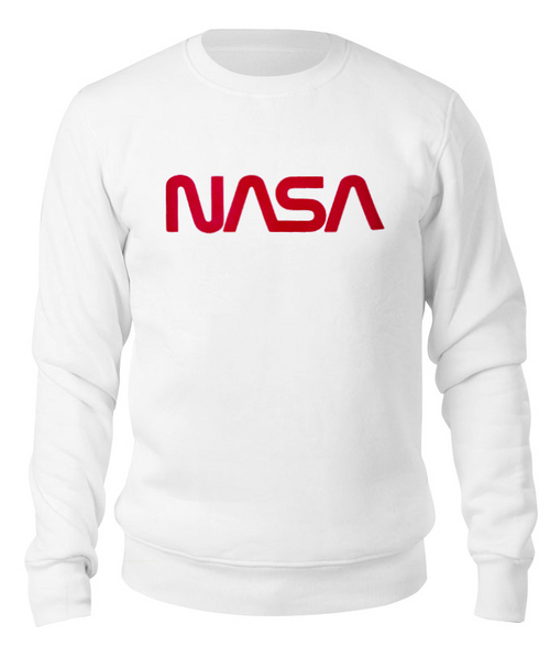Заказать свитшот в Москве. Свитшот унисекс хлопковый NASA  от queen  - готовые дизайны и нанесение принтов.