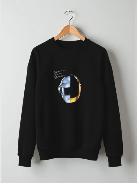 Заказать свитшот в Москве. Свитшот унисекс хлопковый Daft Punk - Random Access Memories от KinoArt - готовые дизайны и нанесение принтов.