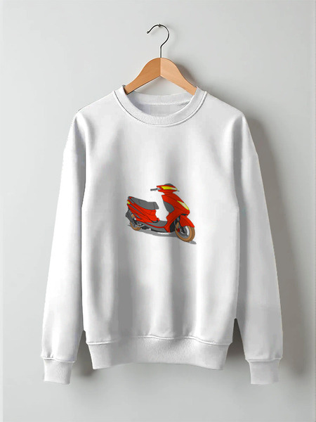 Заказать свитшот в Москве. Свитшот унисекс хлопковый МОПЕД от Vinli.shop  - готовые дизайны и нанесение принтов.