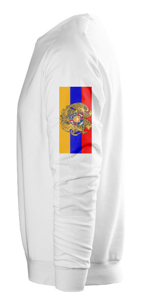 Заказать свитшот в Москве. Свитшот унисекс хлопковый Карта Армении от ar_lev - готовые дизайны и нанесение принтов.