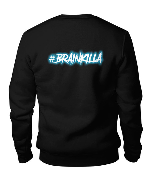 Заказать свитшот в Москве. Свитшот унисекс хлопковый merch brainkilla от Paul Paul - готовые дизайны и нанесение принтов.