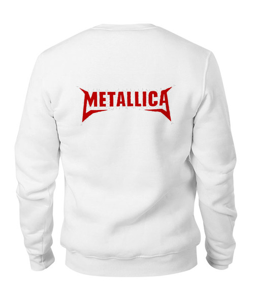 Заказать свитшот в Москве. Свитшот унисекс хлопковый Metallica от Leichenwagen - готовые дизайны и нанесение принтов.